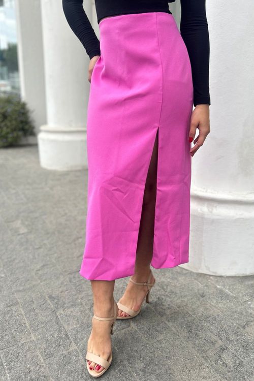 Saia Com Maxi Fenda Lanca Perfume 1